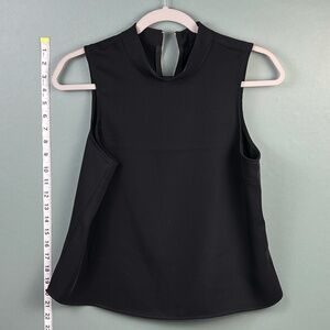 Black sleeveless blouse - Express